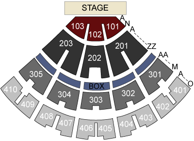 Molson Canadian Amphitheatre Toronto, ON - seating chart and stage