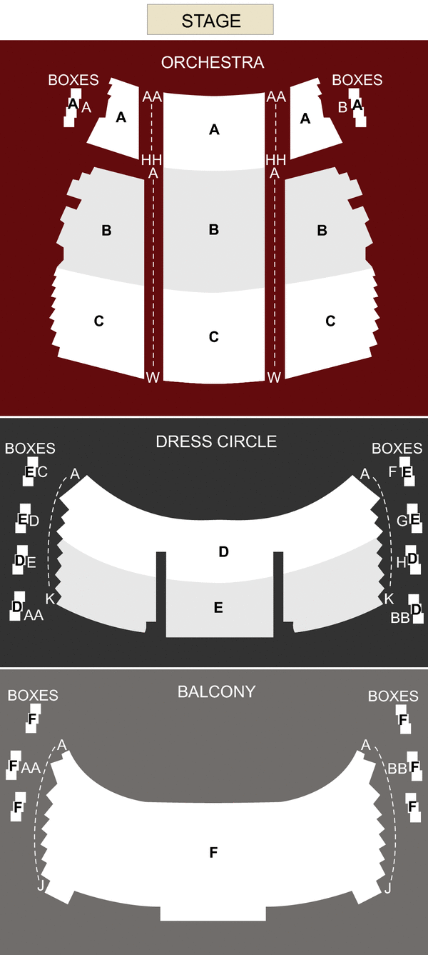 Princess of Wales Theatre, Toronto, ON - Seating Chart & Stage ...