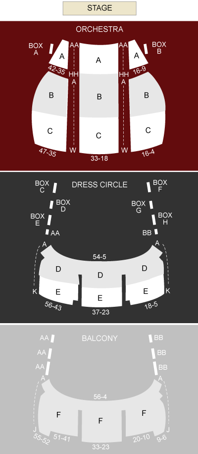 Princess of Wales Theatre Toronto, ON - seating chart and stage